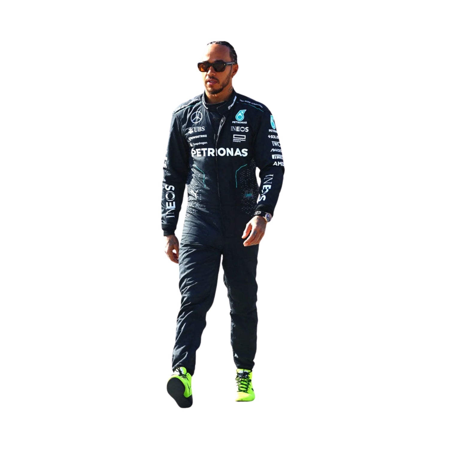 F1 Racing Costume Worn by George Russell & Lewis Hamilton – 2024