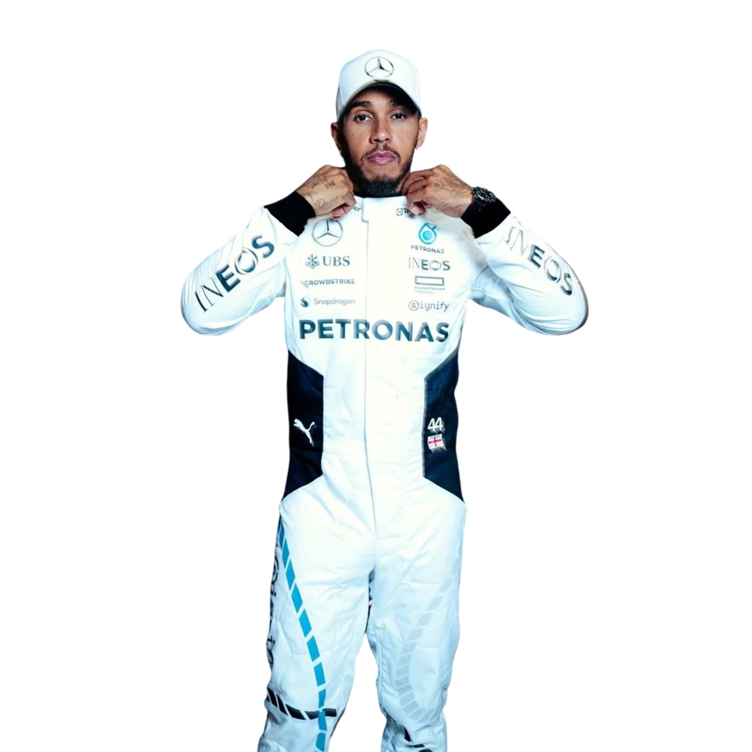 Lewis Hamilton 2024 Qatar GP F1 Racing Suit