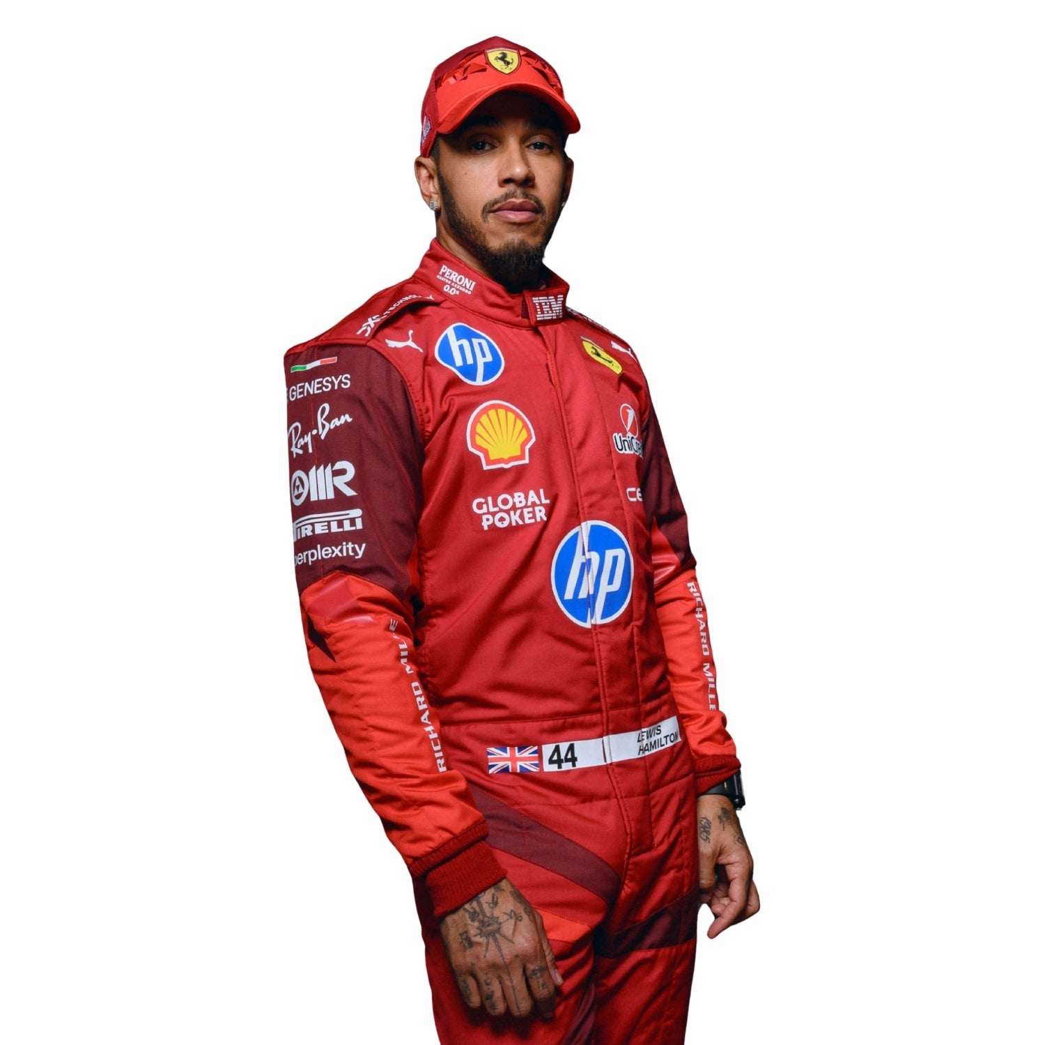 2025 F1 Racing Costume Worn by Charles Leclerc & Lewis Hamilton - Las Vegas GP