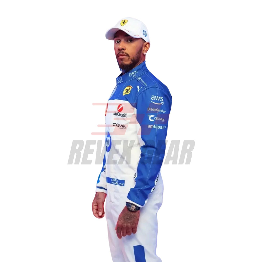 Lewis Hamilton 2025 Miami GP F1 Racing Suit