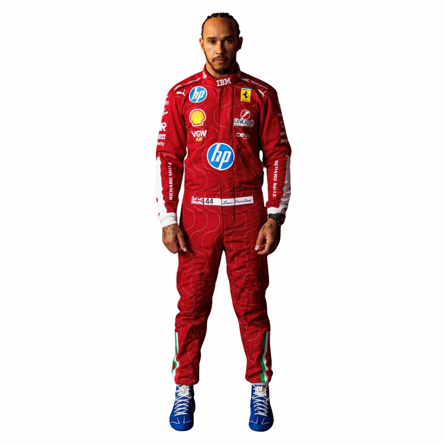 2025 F1 Racing Costume Worn by Charles Leclerc & Lewis Hamilton - Monza GP