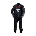 Super Speed D1 Two-Piece Motorcycle Leather Racing Suit with Metal Protection