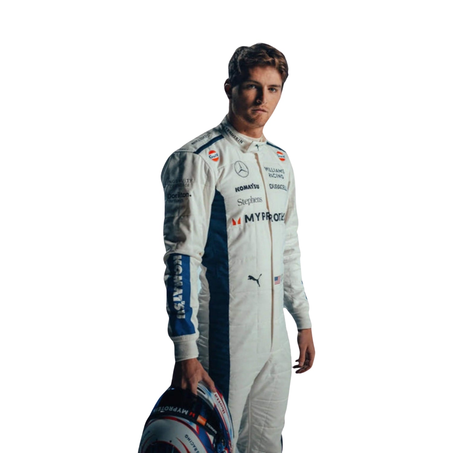 Logan Sargeant 2024 F1 Racing Suit Team Williams