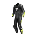MISANO 3 Perforated Leather Suit – Black Anthracite Fluo-Yellow