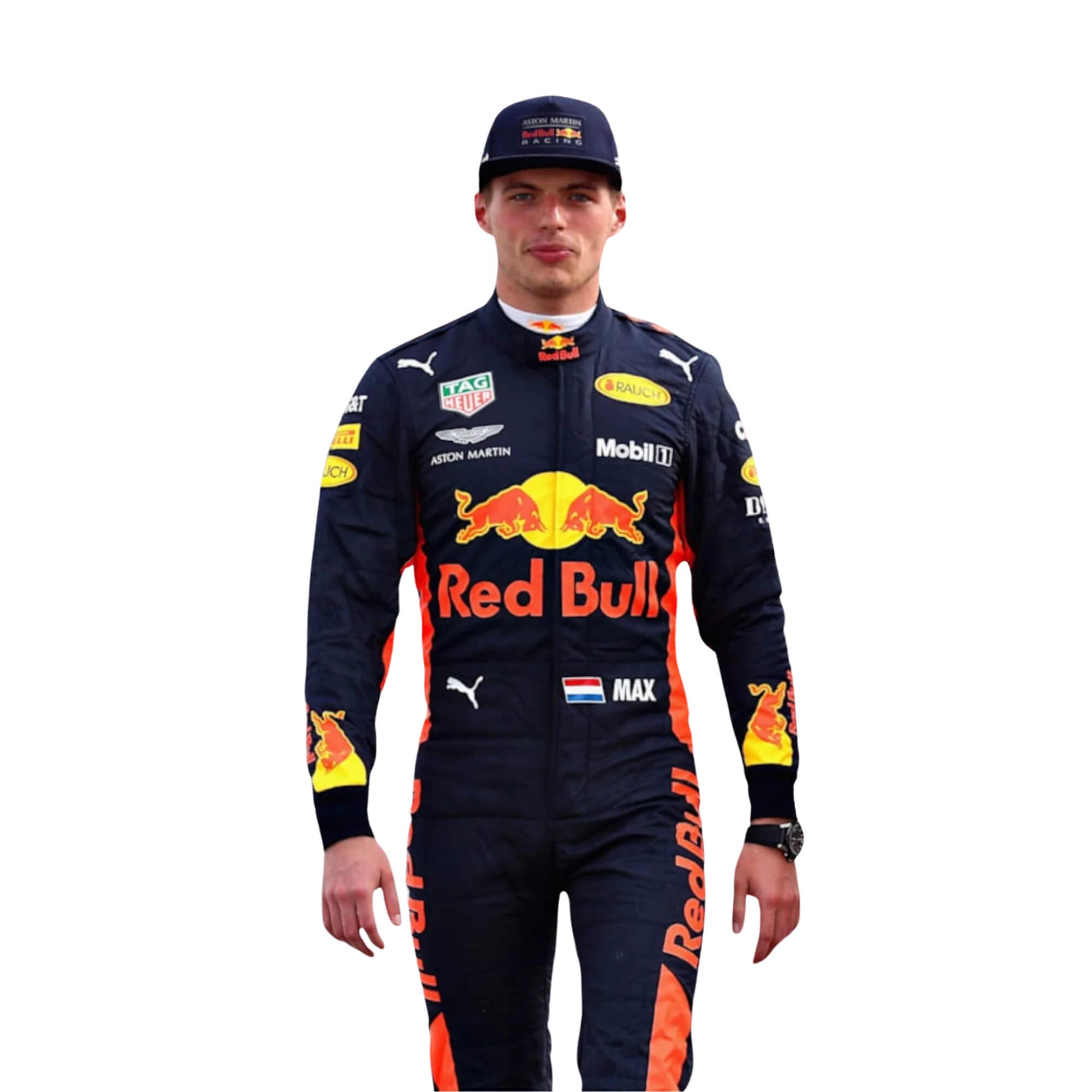 Max Verstappen 2017 F1 Racing Suit Team Redbull Racing Tag Heuer