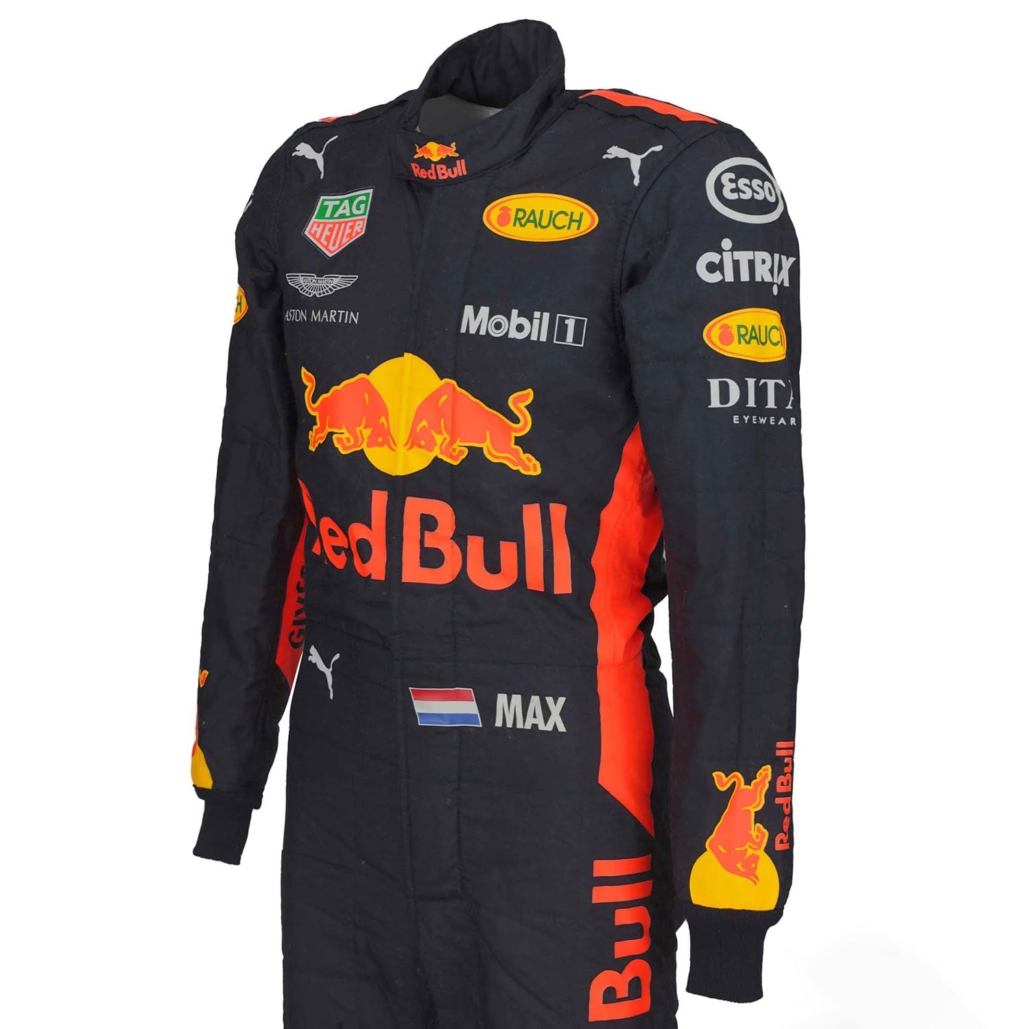 Max Verstappen 2018 F1 Racing Suit Team Red bull Racing Tag Heuer