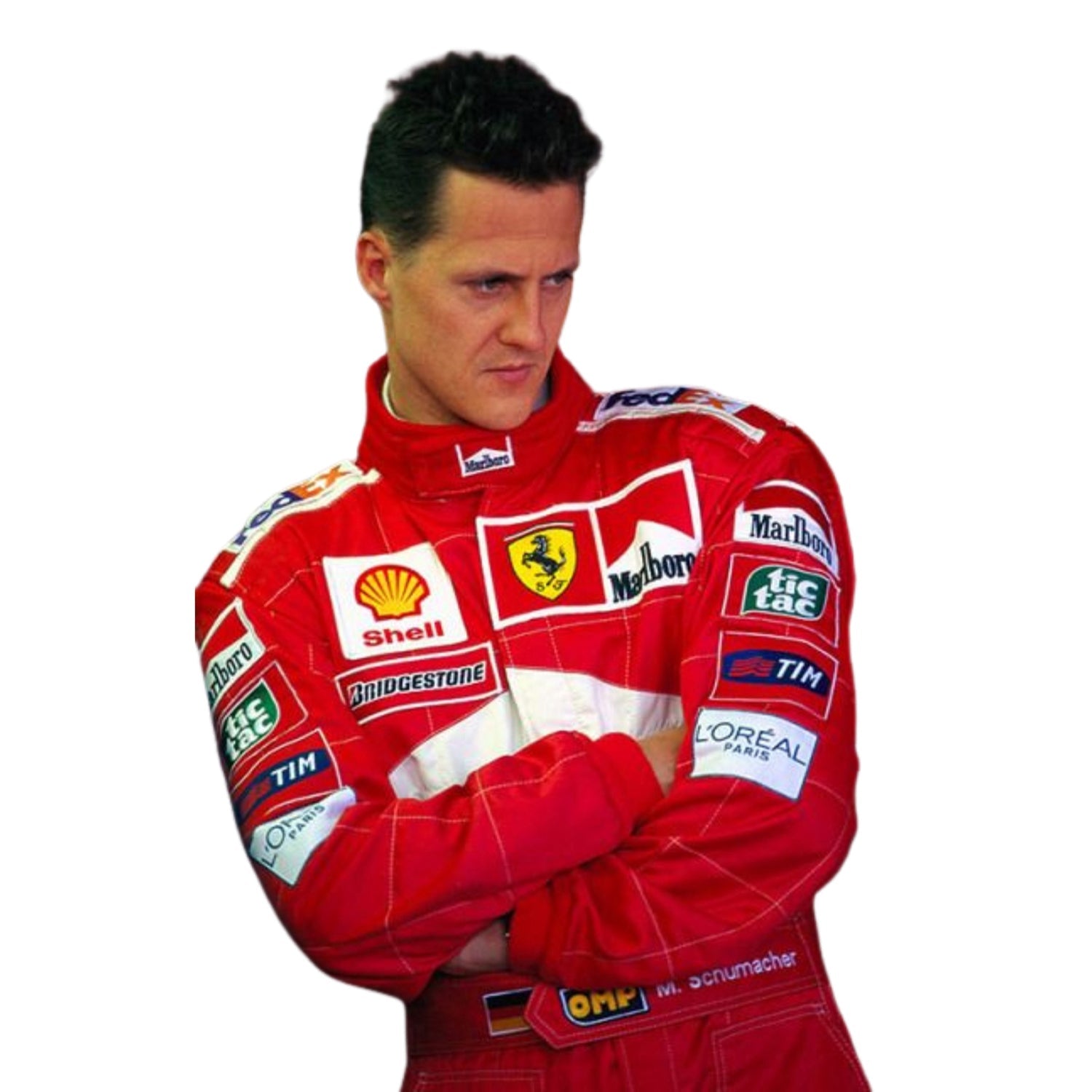 Michael Schumacher 2001 Belgian GP F1 Racing Suit