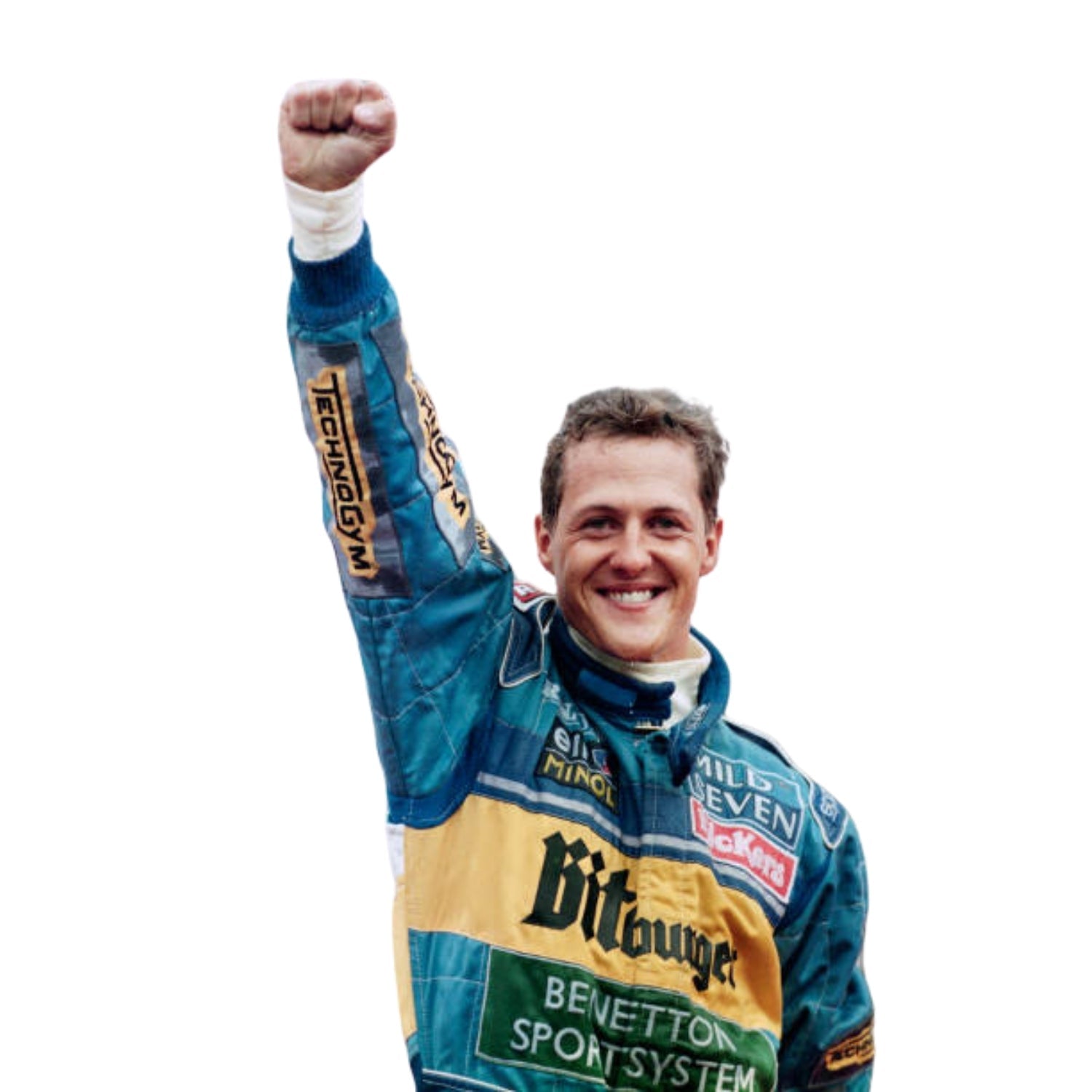 Michael Schumacher BitBurger 1995 F1 Racing Suit