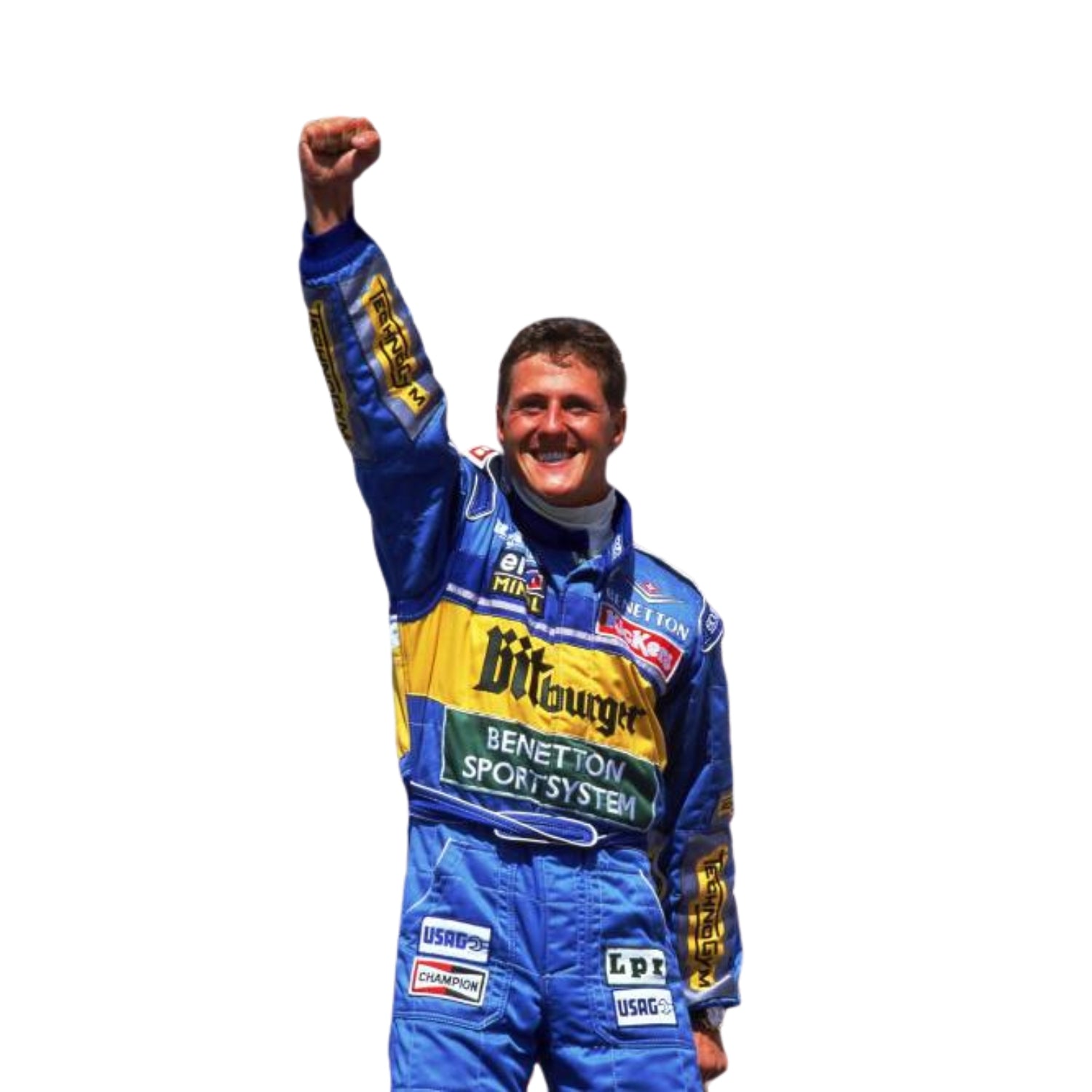 Michael Schumacher BitBurger 1995 F1 Racing Suit