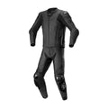 Missile V2 Two-Piece Motorcycle Leather Racing Suit Full Black