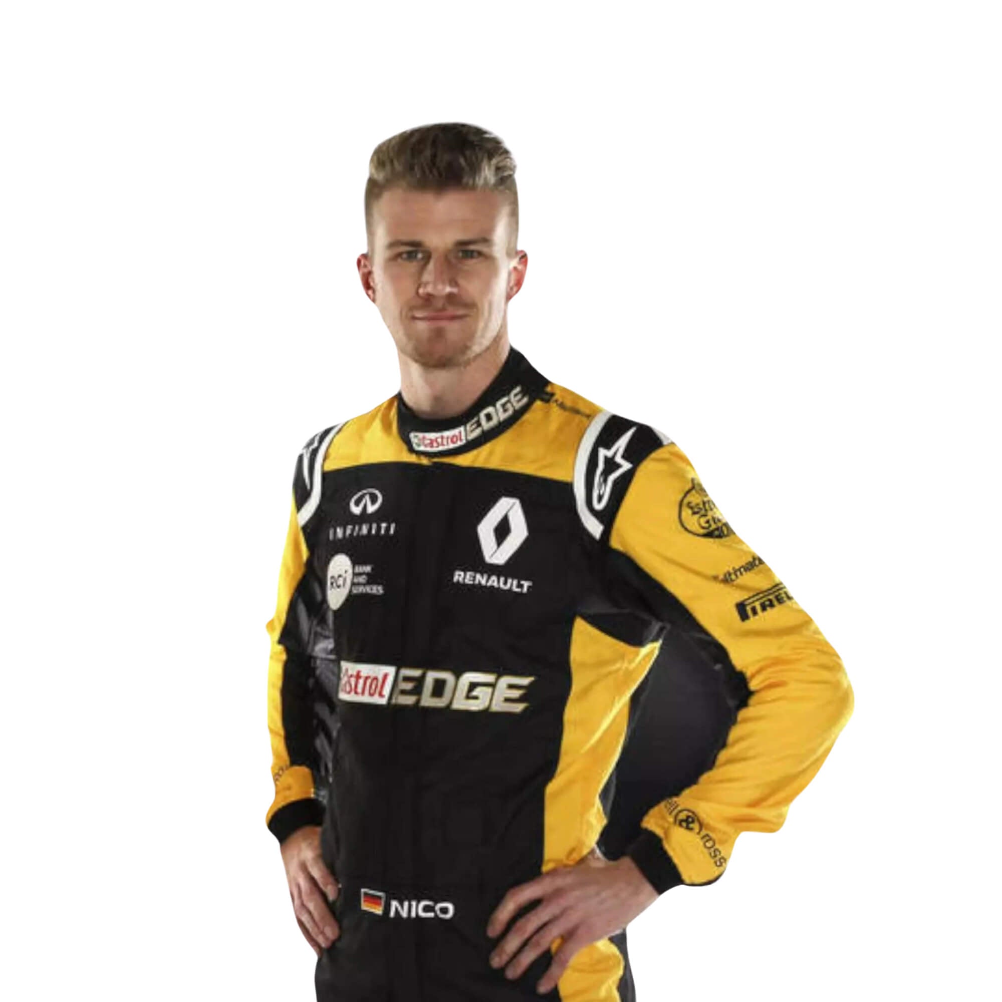 Nico Hulkenberg 2018 F1 Racing Suit Team Renault