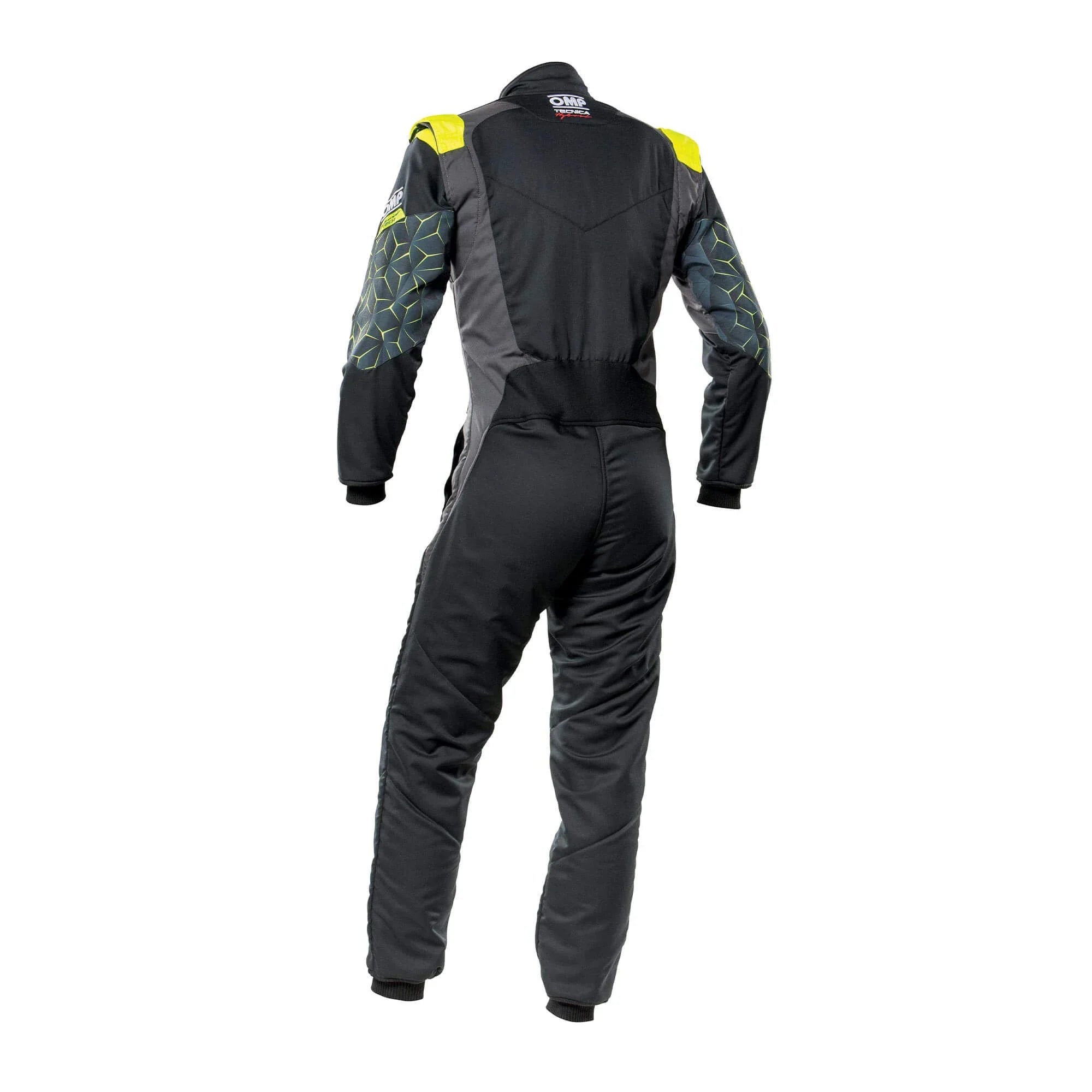 OMP Tecnica Evo Black / Yellow Race Costume