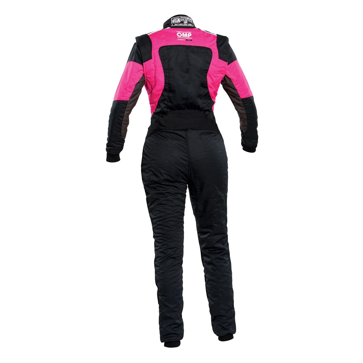 OMP FIRST ELLE Women's Black / Pink Kart Racing Suit