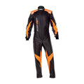 OMP KS-2 ART Black and Orange Karting Race Suit
