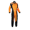 OMP KS-3 FLUO Orange / Black Go Kart Racing Suit