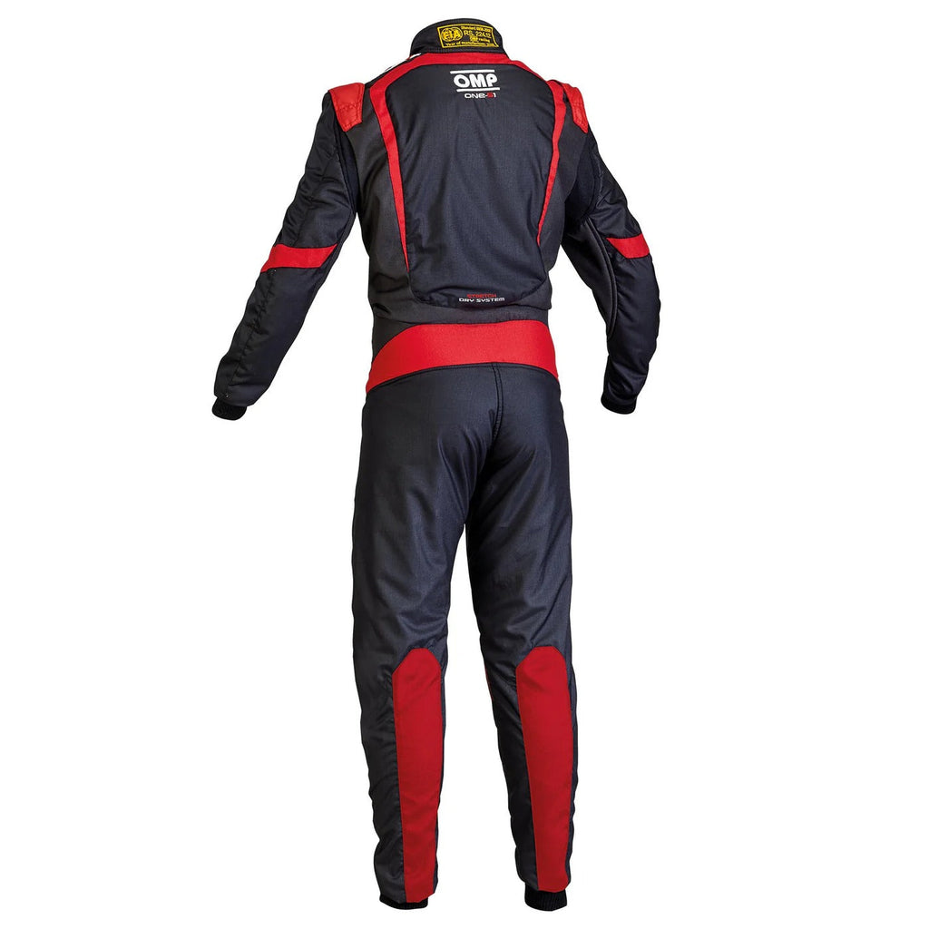OMP ONE-S1 Black/Red Kart Racing Suit