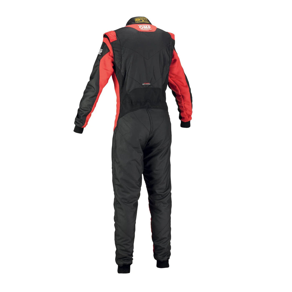 OMP TECNICA EVO Kart Racing Suit - Black / Red