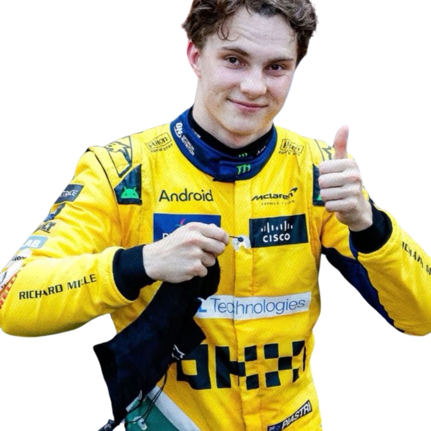 Oscar Piastri 2024 Monaco GP F1 Racing Suit Team McLaren