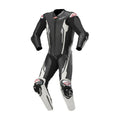 Racing Absolute One-Piece Perforated Black Motorcycle Leather Suit