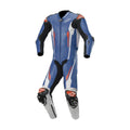 Racing Absolute One-Piece Perforated Motorcycle Leather Racing Suit White