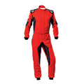Red OMP TECNICA HYBRID Racing Suit
