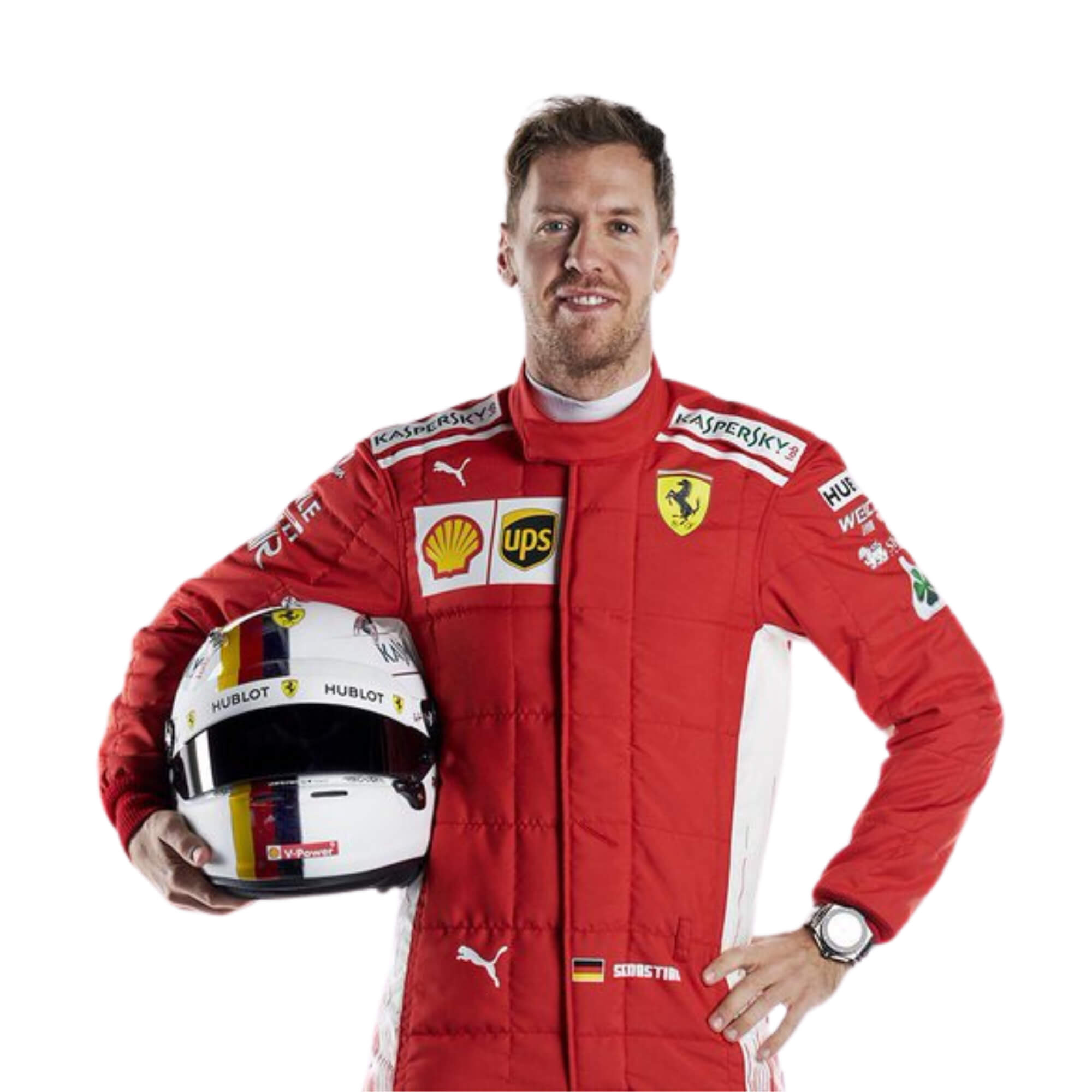 Sebastian Vettel 2018 F1 Racing Suit Team Ferrari