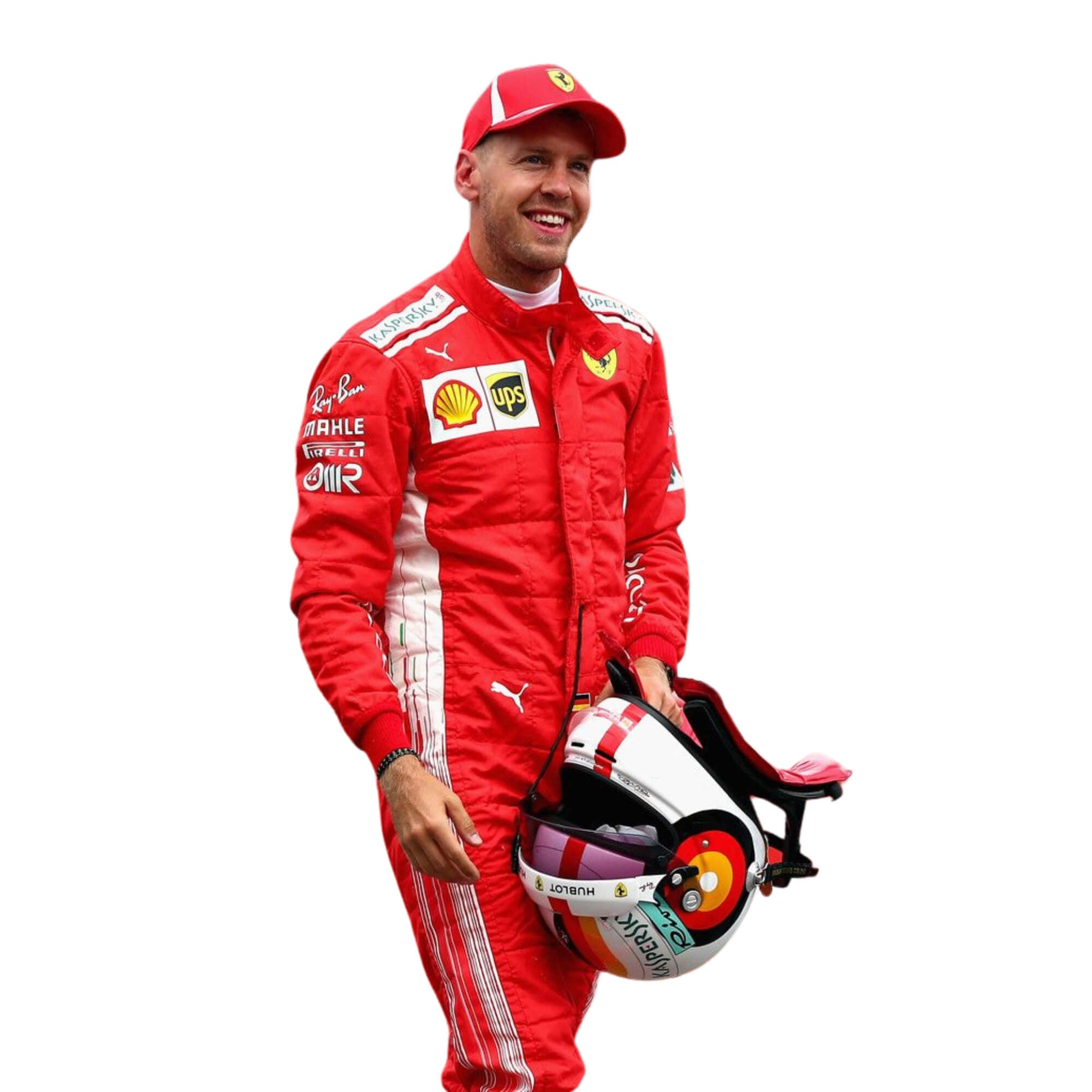 Sebastian Vettel 2018 F1 Racing Suit Team Ferrari