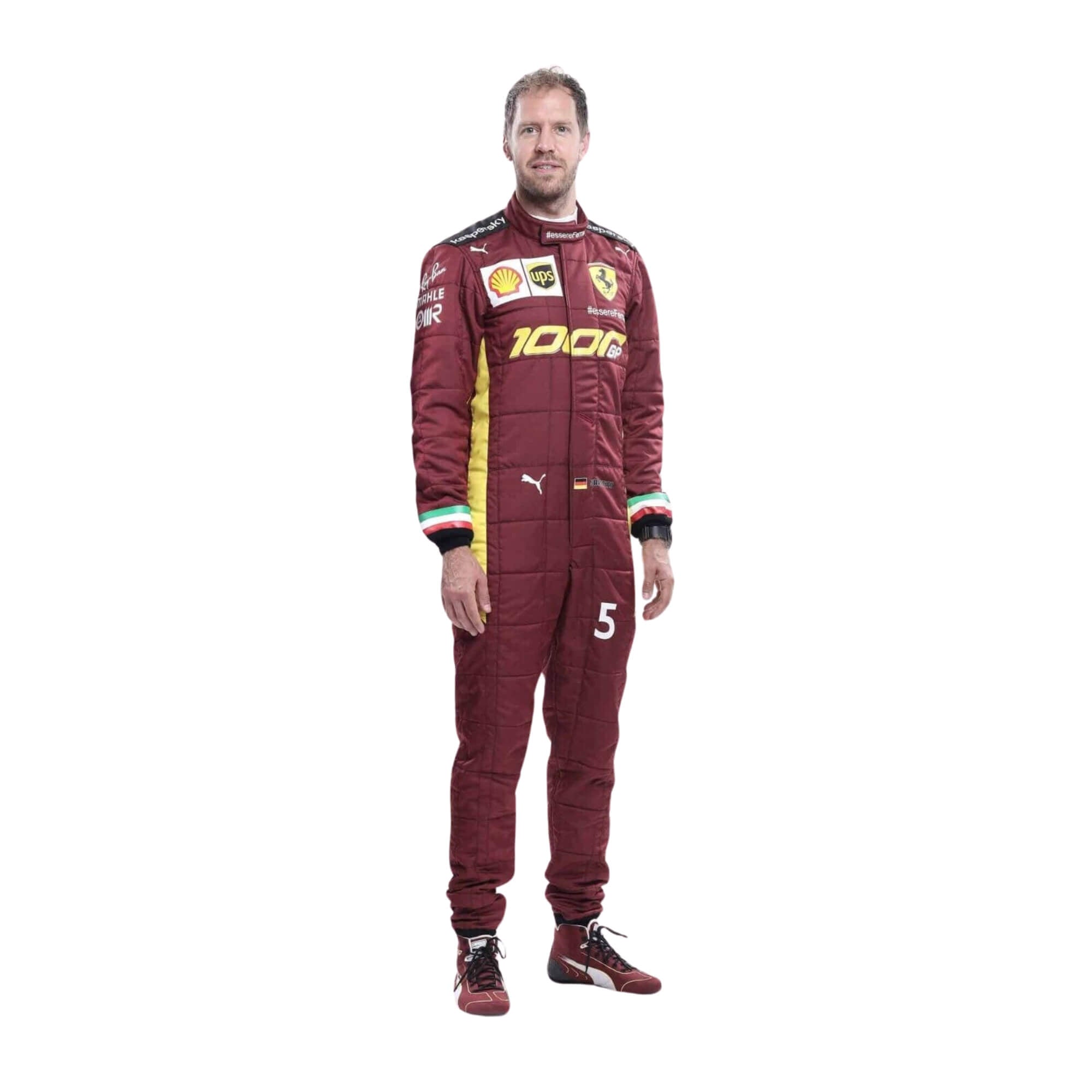 Sebastian Vettel 2020 1000 GP F1 Racing Suit Team Ferrari