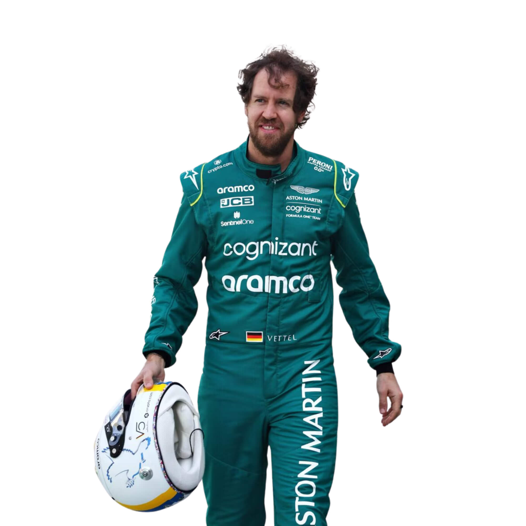 Sebastian Vettel 2022 F1 Racing Suit Team Aston Martin
