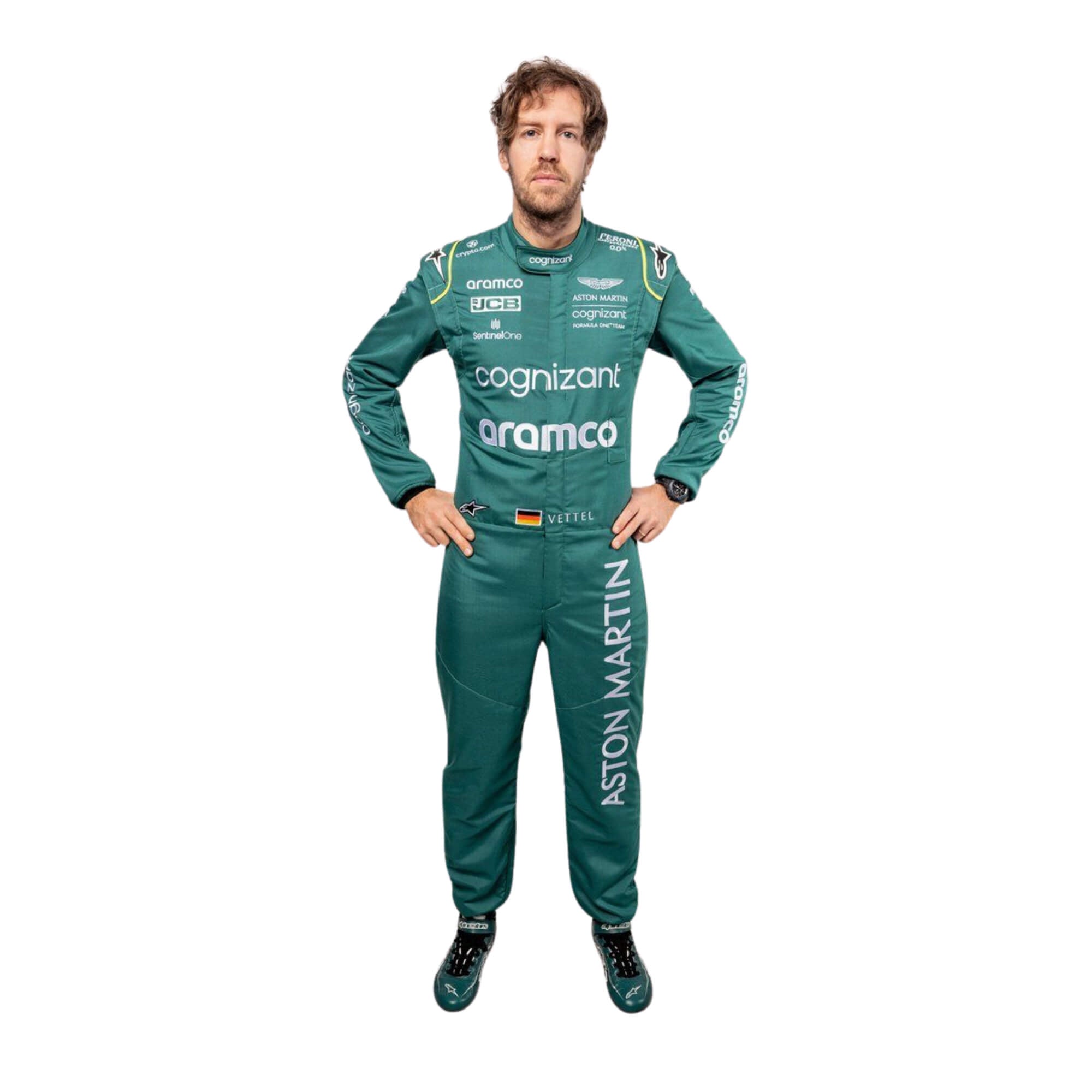 Sebastian Vettel 2022 F1 Racing Suit Team Aston Martin