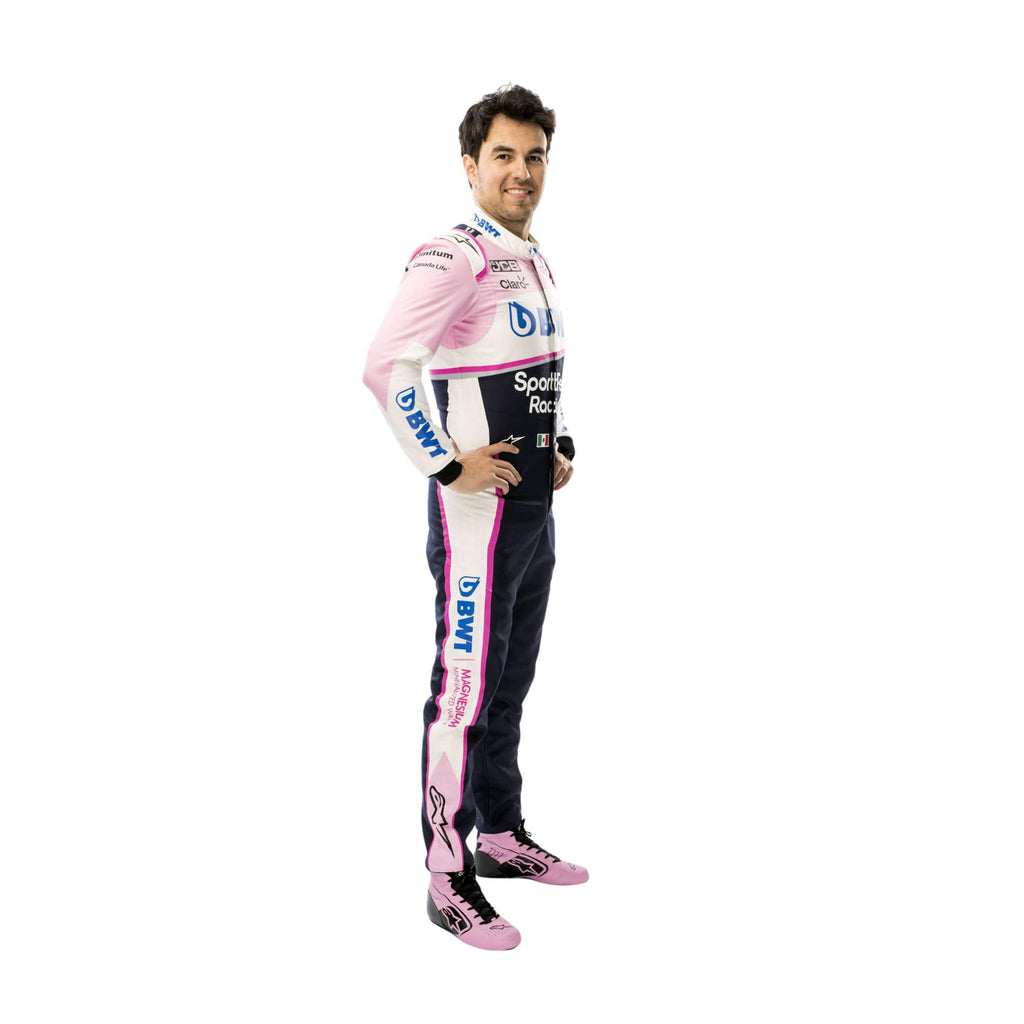 Sergio Perez 2019 F1 Racing Suit Team BWT Racing Point
