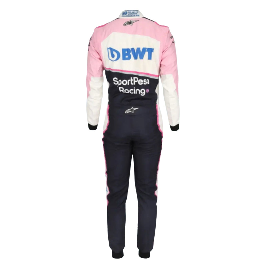 Sergio Perez 2019 F1 Racing Suit Team BWT Racing Point