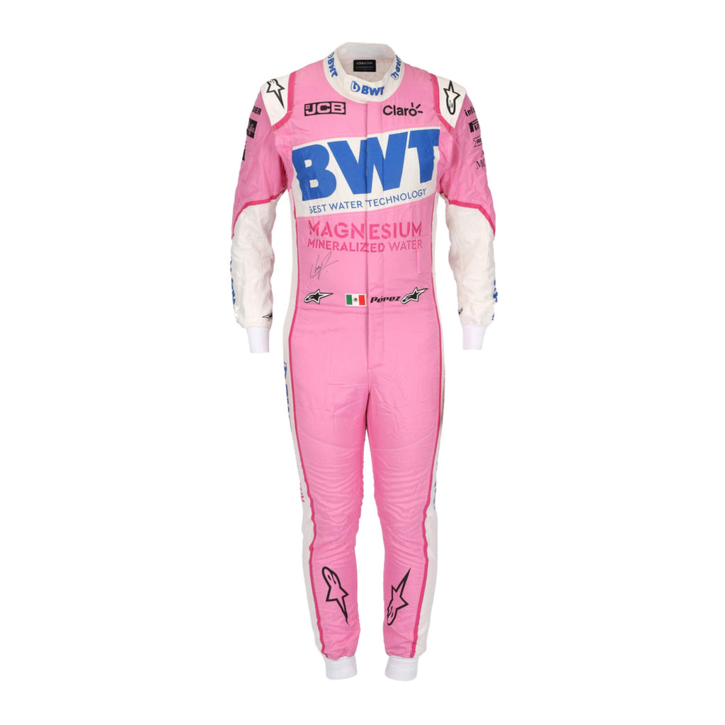 Sergio Perez 2020 F1 Racing Suit Team BWT Racing Point