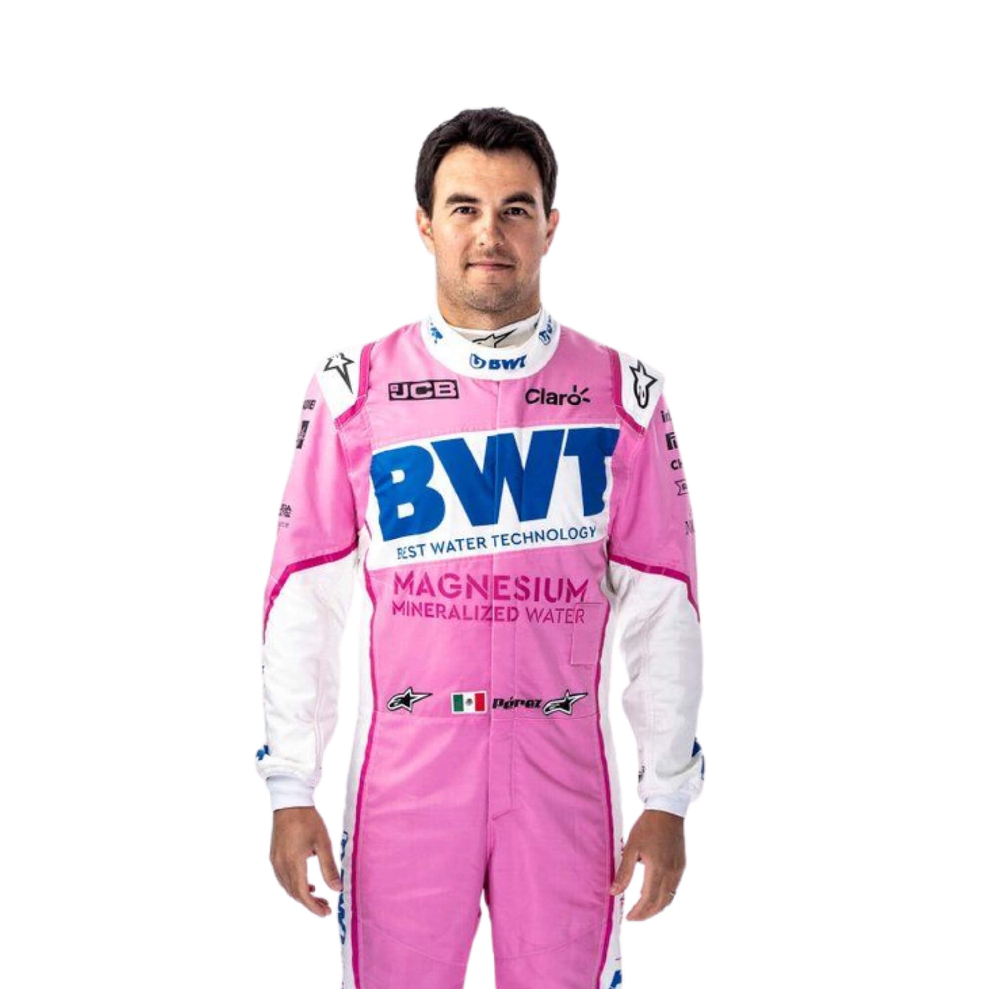 Sergio Perez 2020 F1 Racing Suit Team BWT Racing Point