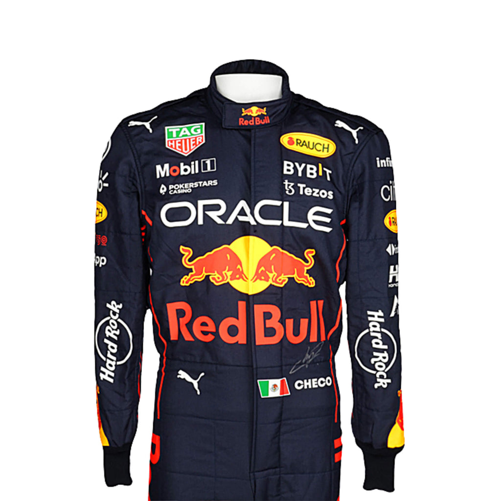Sergio Perez 2022 F1 Racing Suit Team Red Bull