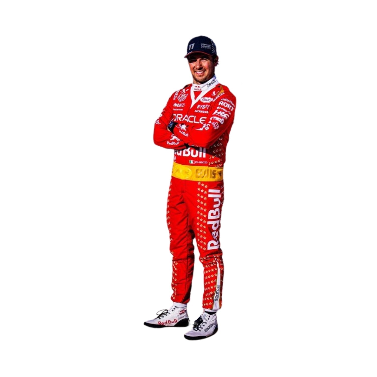 Sergio Perez 2023 Las Vegas Grand Prix F1 Racing Suit Team Red Bull
