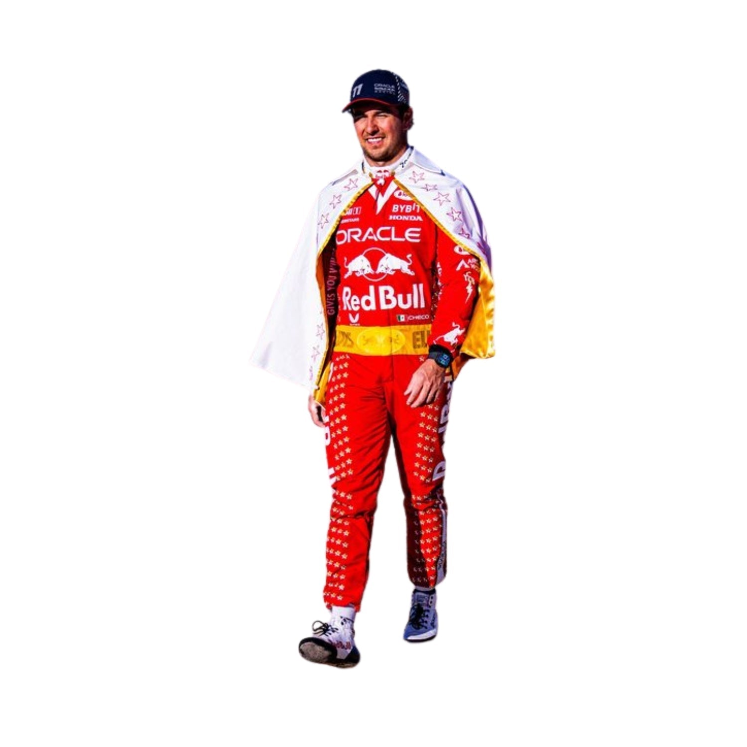 Sergio Perez 2023 Las Vegas Grand Prix F1 Racing Suit Team Red Bull