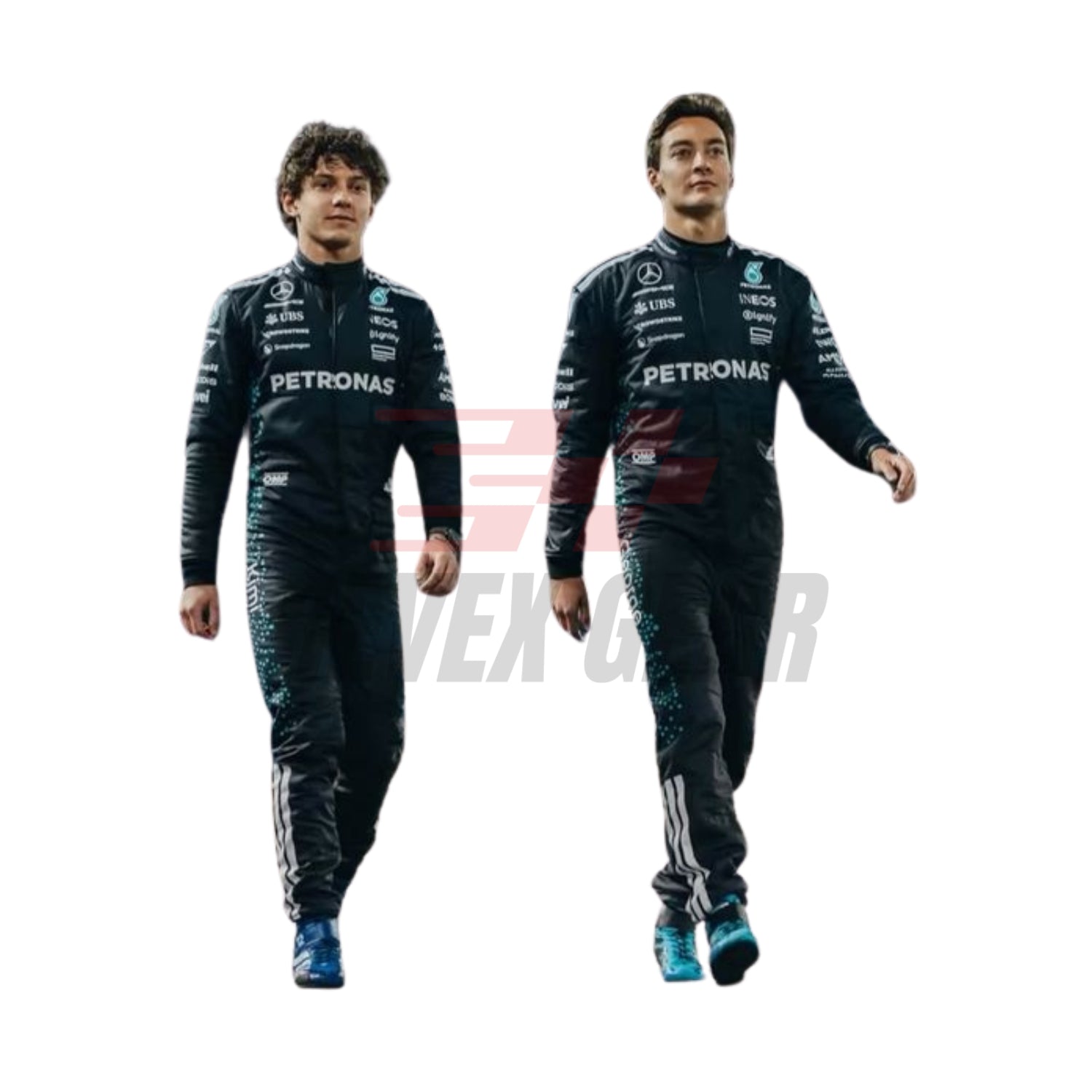 2025 F1 Racing Suit Worn by George Russell & Andrea Kimi Antonelli