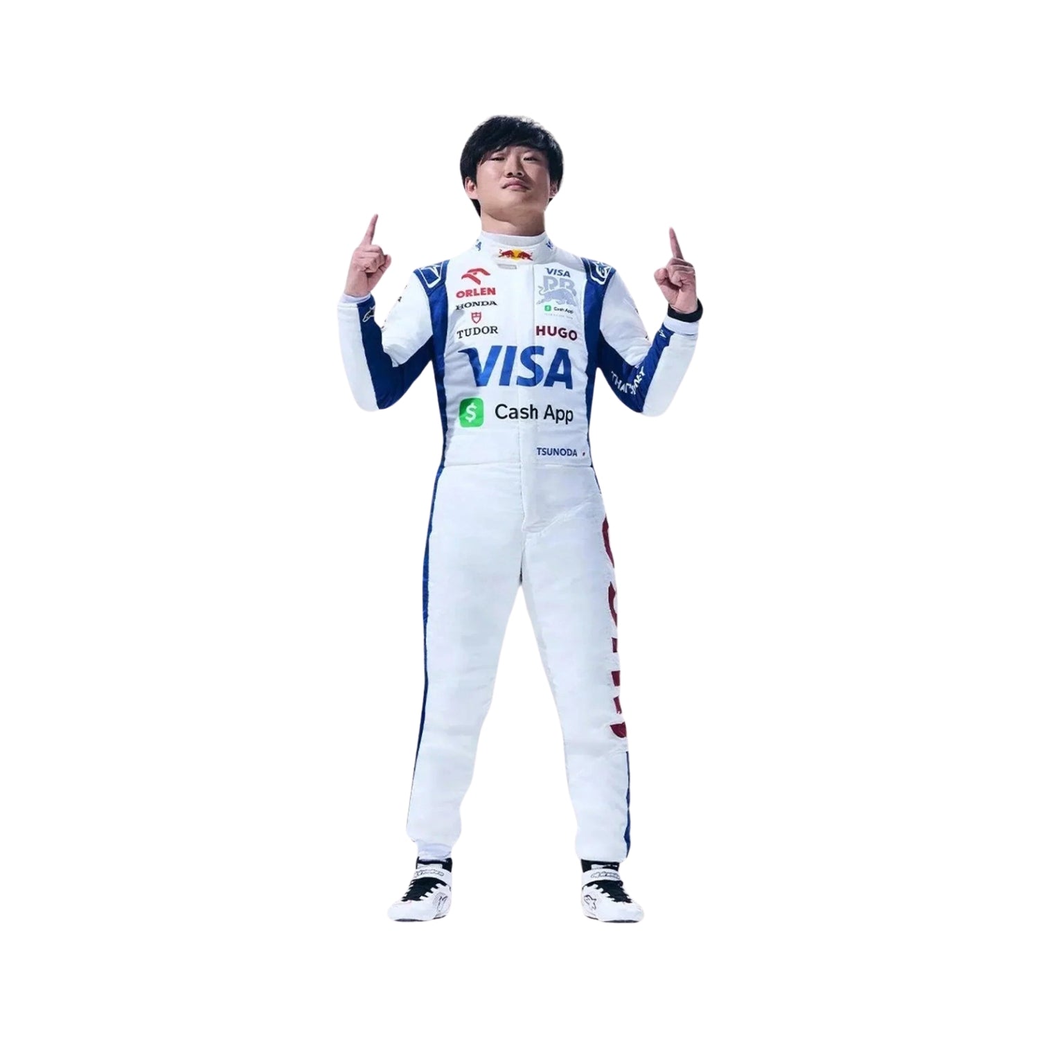 2024 Yuki Tsunoda Visa Cash App F1 Racing Suit