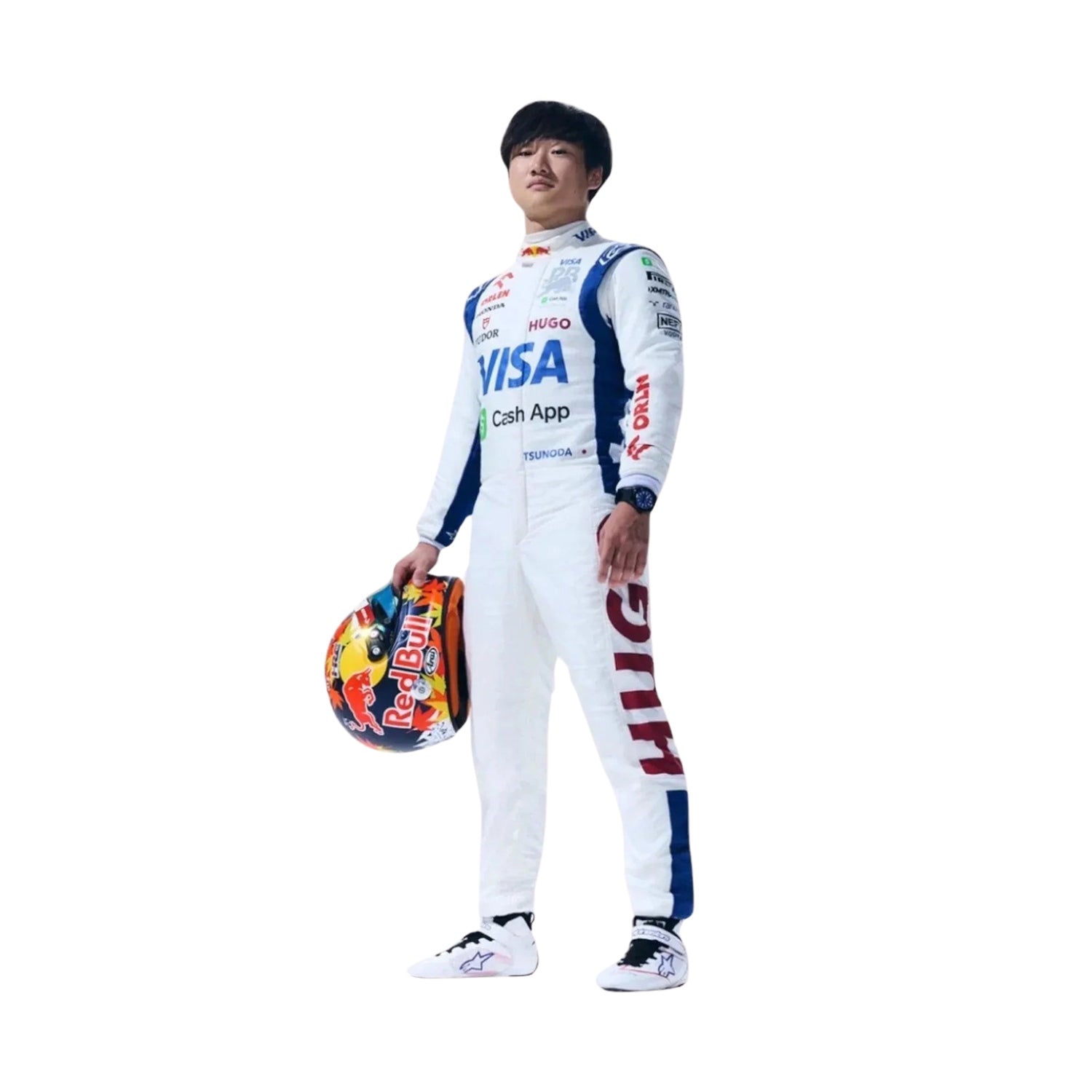 Yuki Tsunoda 2024 Visa Cash App F1 Racing Suit
