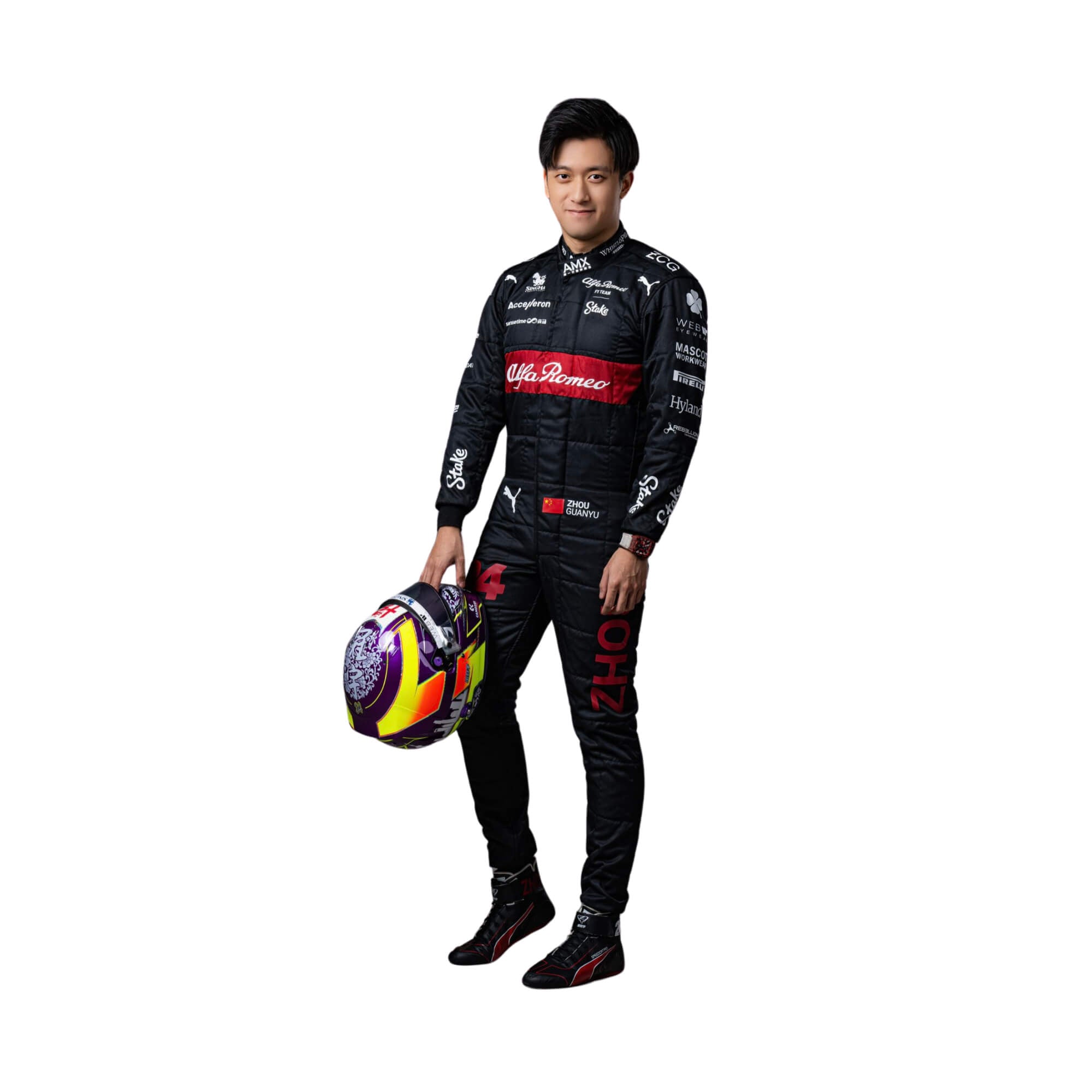 Zhou Guanyu 2023 F1 Racing Suit