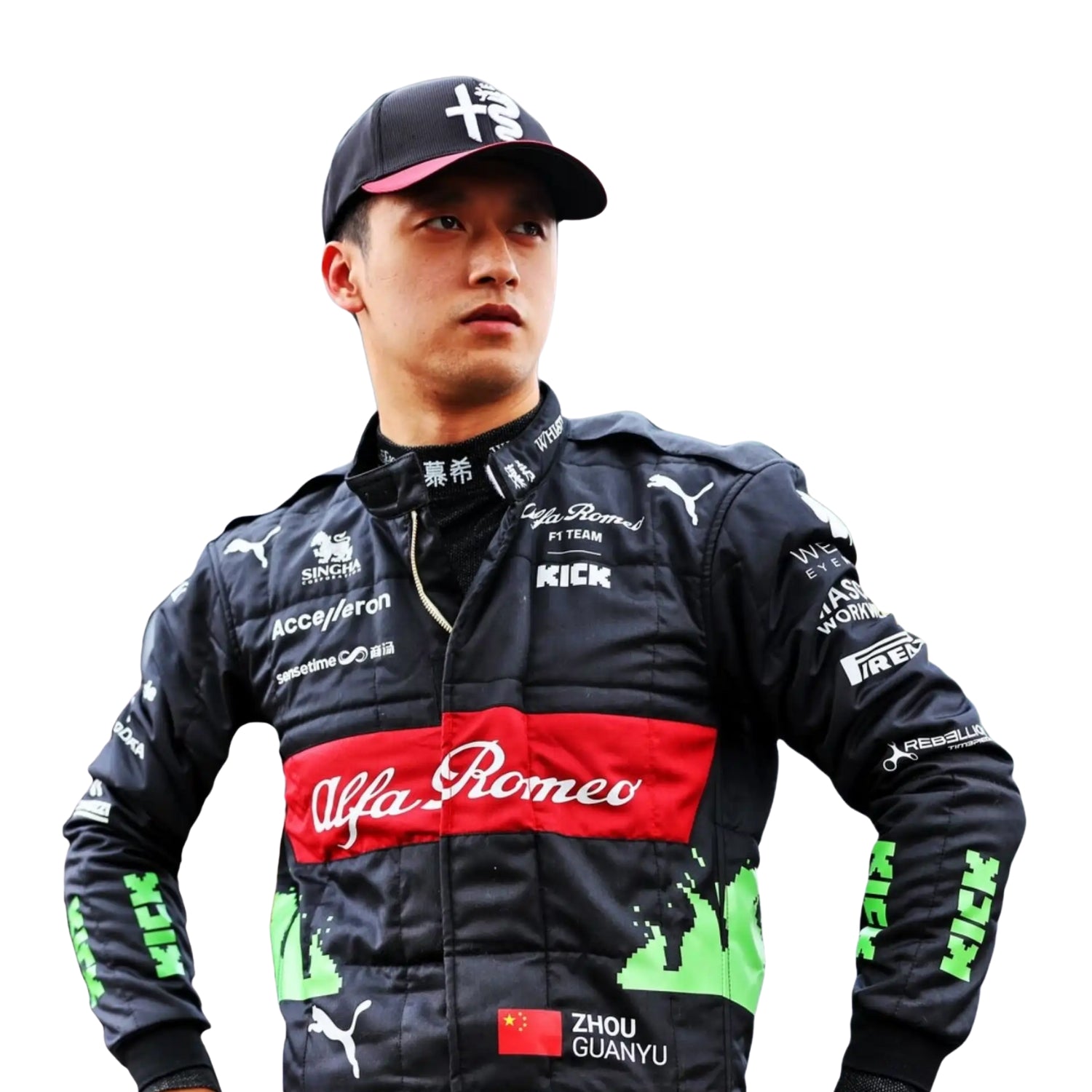Zhou Guanyu 2023 Belgian GP F1 Racing Suit