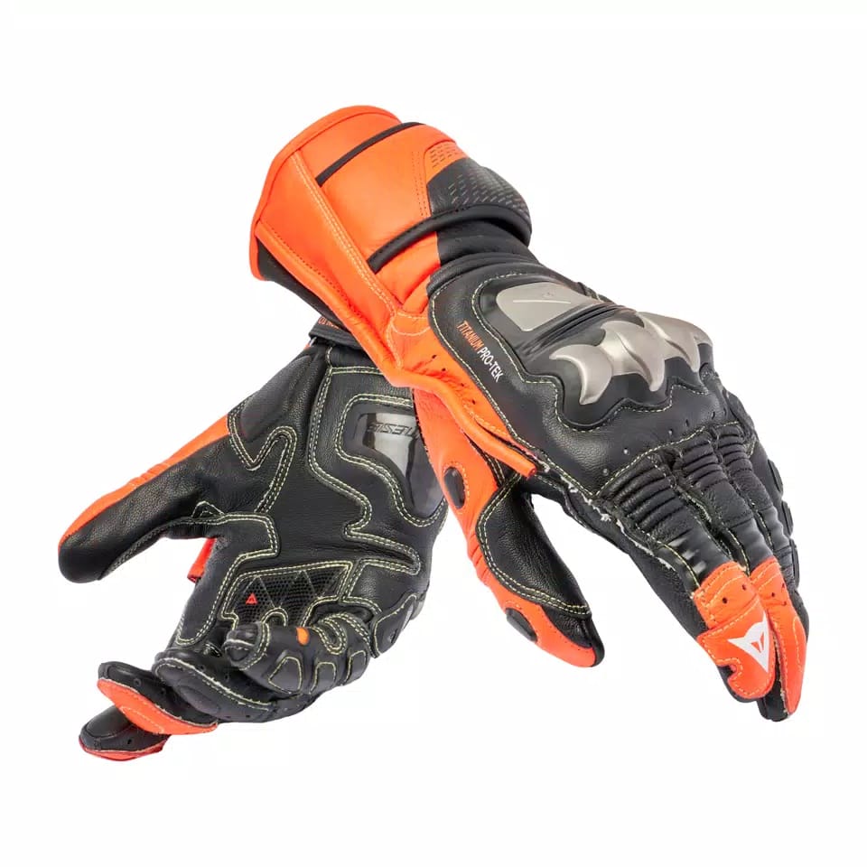 Full Metal Racing Gloves – Titanium Knuckle Pro-Tek Protection
