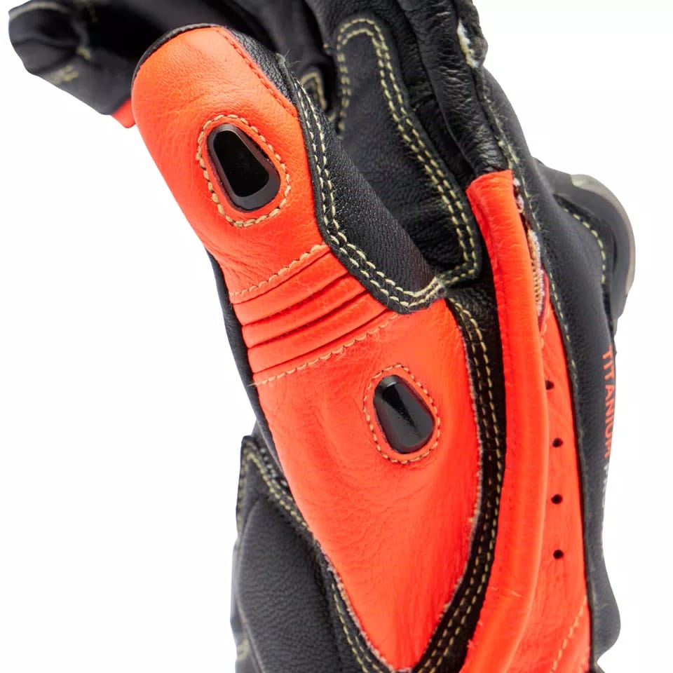Full Metal Racing Gloves – Titanium Knuckle Pro-Tek Protection